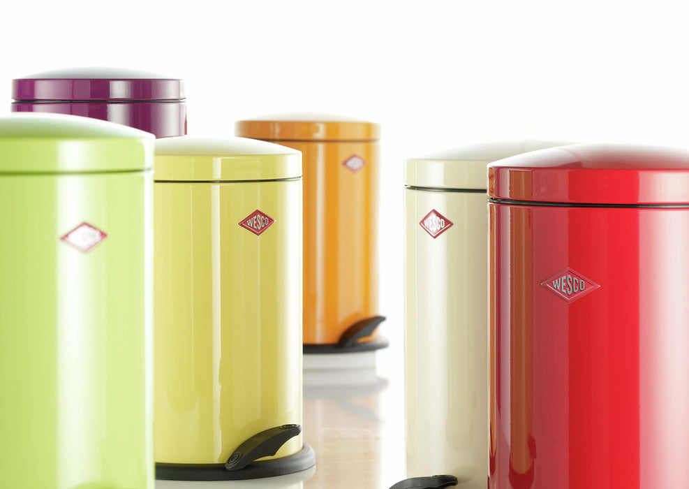 Wesco | Tretabfallsammler 116, freistehender Behälter, rot