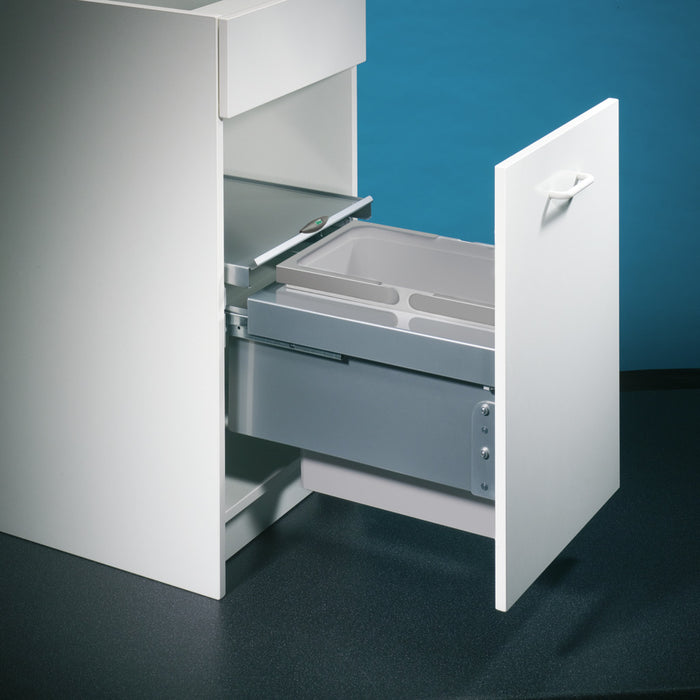 Naber | Cox® Base 360 S 400-1 Abfallsammler für Frontauszüge hellgrau 360 mm