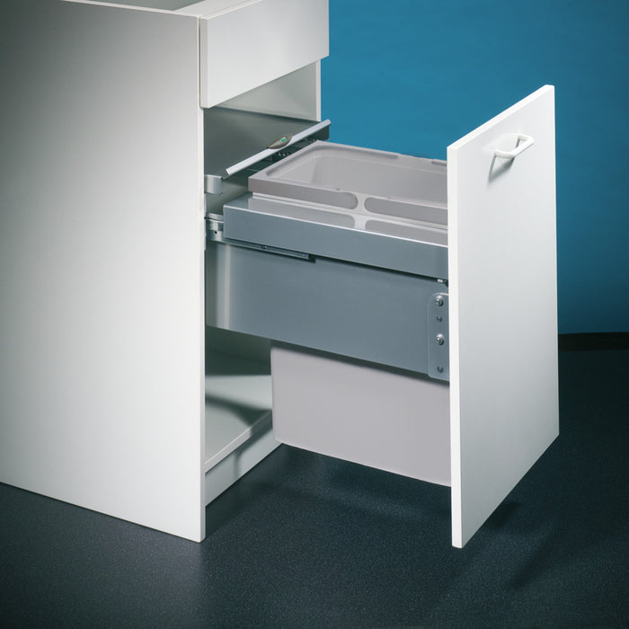 Naber | Cox® Base 460 S 400-1 Abfallsammler für Frontauszüge hellgrau 460 mm