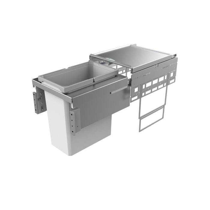 Naber | Cox® Base 460 S 400-1 Abfallsammler für Frontauszüge hellgrau 460 mm