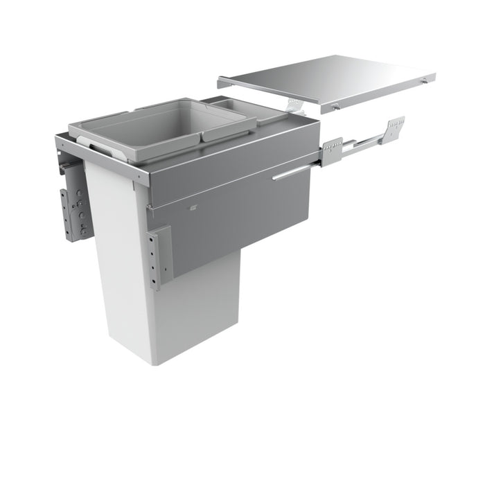 Naber | Cox Clan® 580 400-2 Abfallsammler für Frontauszüge hellgrau 580 mm