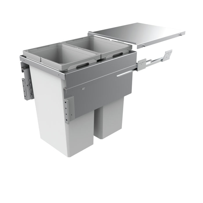 Naber | Cox Clan® 580 450-2 Abfallsammler für Frontauszüge hellgrau 580 mm