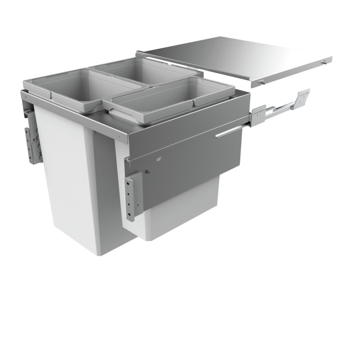 Naber | Cox Clan® 580 600-3 Abfallsammler für Frontauszüge hellgrau 580 mm