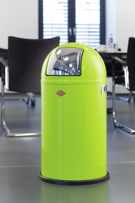 Wesco | Pushboy®, freistehender Behälter, limegreen
