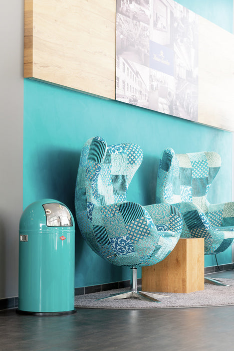 Wesco | Pushboy®, freistehender Behälter, türkis