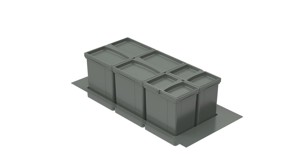 Naber Pullboy Versa® 265 K/900-4, Abfallsammelsystem, anthrazit, H 265 mm