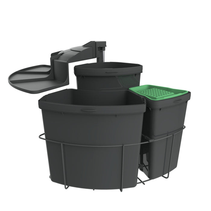 Naber | Cabbi® 3 plus | Abfallsammler für Schwenktechnik | anthrazit