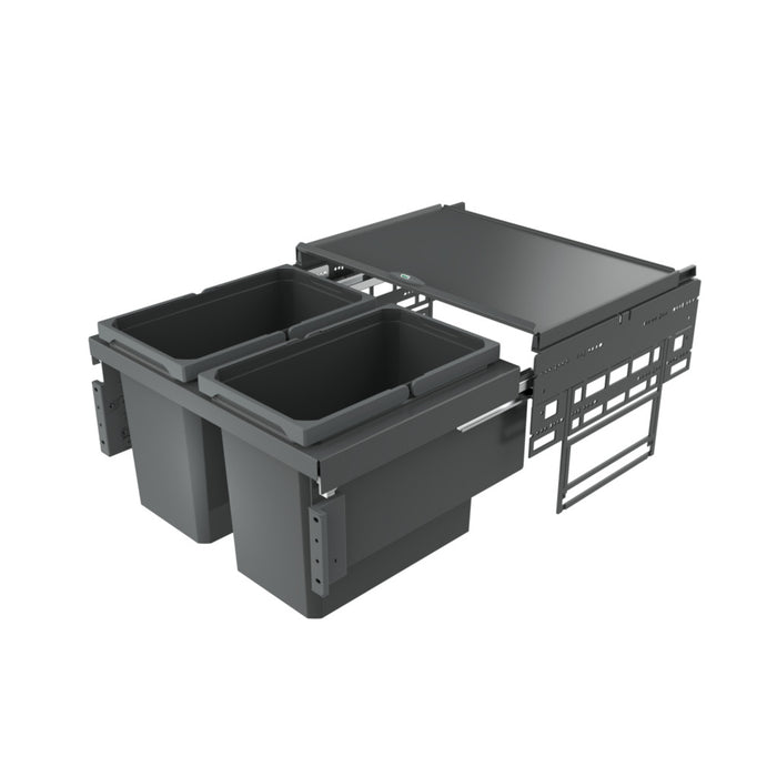 Naber | Cox® Base 360 S 600-2 Abfallsammler mit Frontauszugssystem anthrazit 360 mm