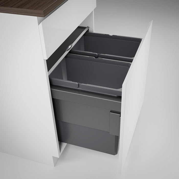 Naber | Cox® Base 460 S/600-2 | Abfallsammler für Frontauszüge | anthrazit | H 460 mm