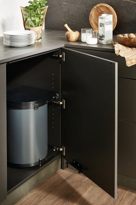 Wesco | Rondo 4 CH, Abfallsammelsystem, anthrazit/schwarz matt