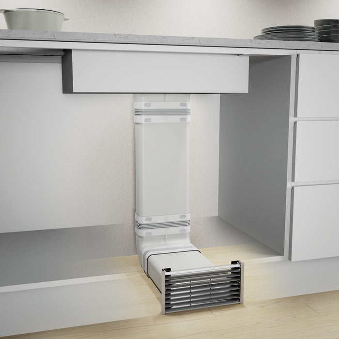 Naber | Prime 150 Sockel-Lüftungsgitter Set flow | edelstahlfarbig