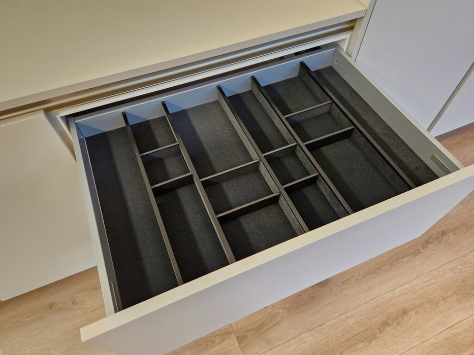 Naber Besteckeinsatz Kvalito, Besteckeinsatz, für 450er Schrank, anthrazit