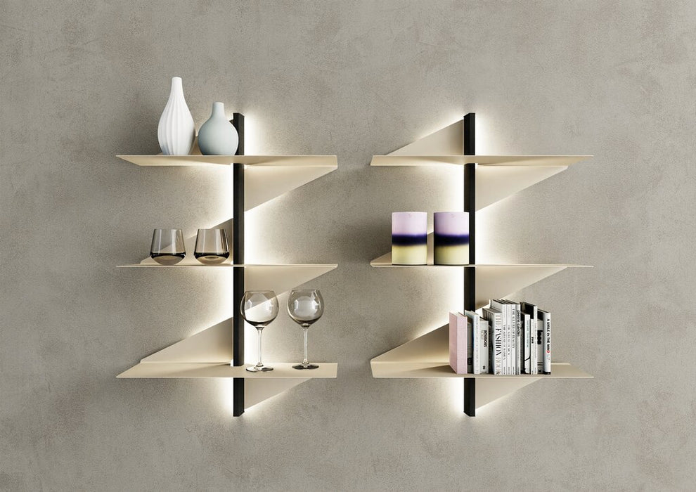 Naber transFORM Regalsystem Sail, Regalsystem, 900 x 600 x 200 mm (H x B x T), 3 Böden