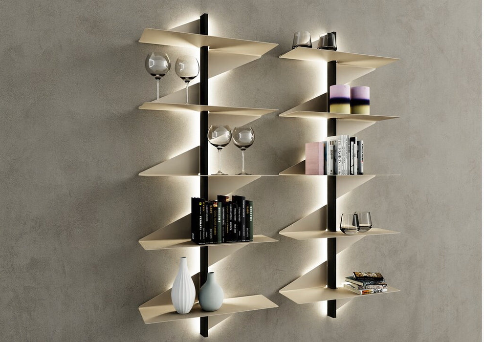 Naber transFORM Regalsystem Sail, Regalsystem, 1500 x 600 x 200 mm (H x B x T), 5 Böden