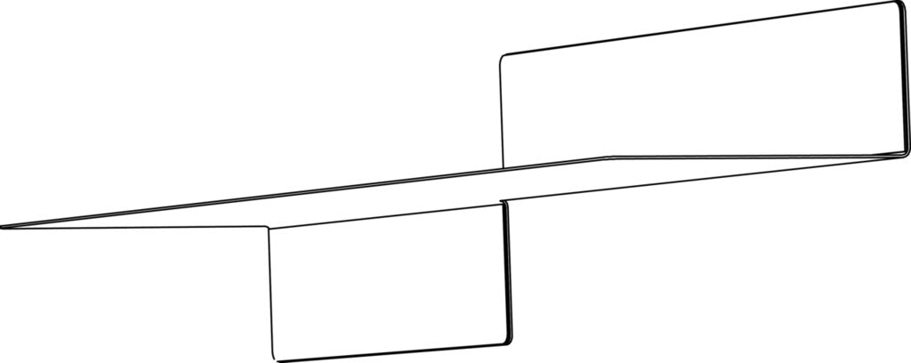 Naber Steps 1 Wandregal, Regalsystem, B 750 mm, 7,5 kg