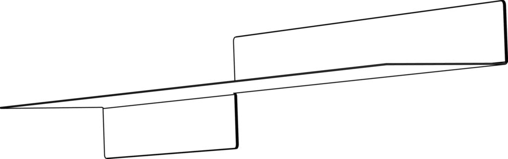 Naber Steps 1 Wandregal, Regalsystem, B 1200 mm, 12 kg