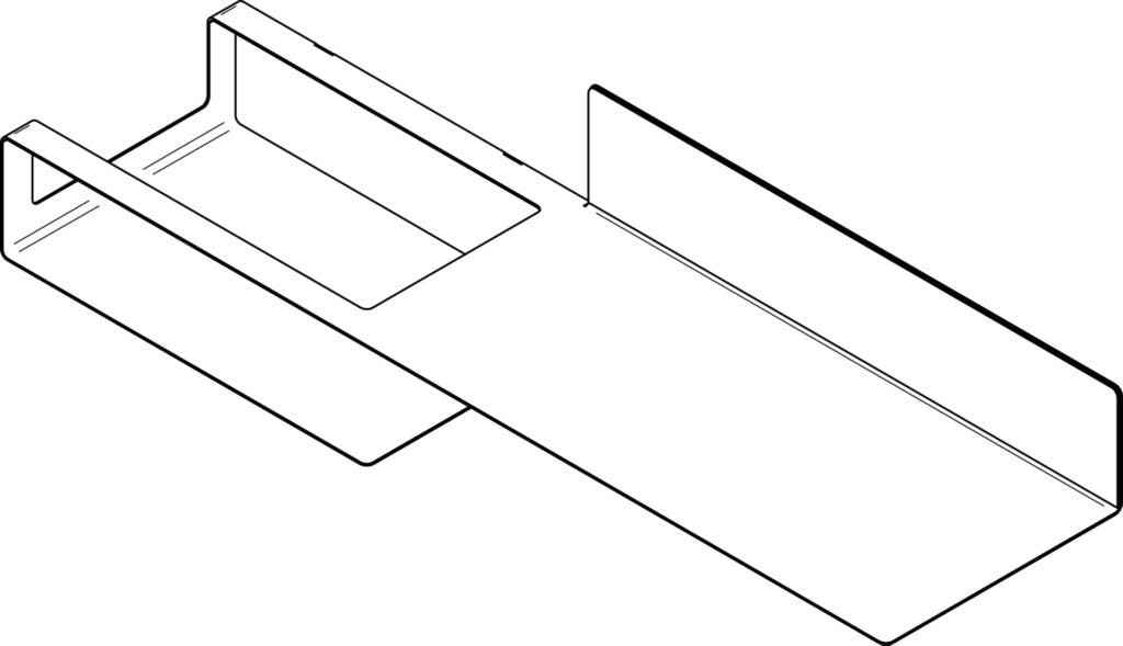 Naber Steps 2 Wandregal Reling, Regalsystem, B 750 mm, 7,5 kg