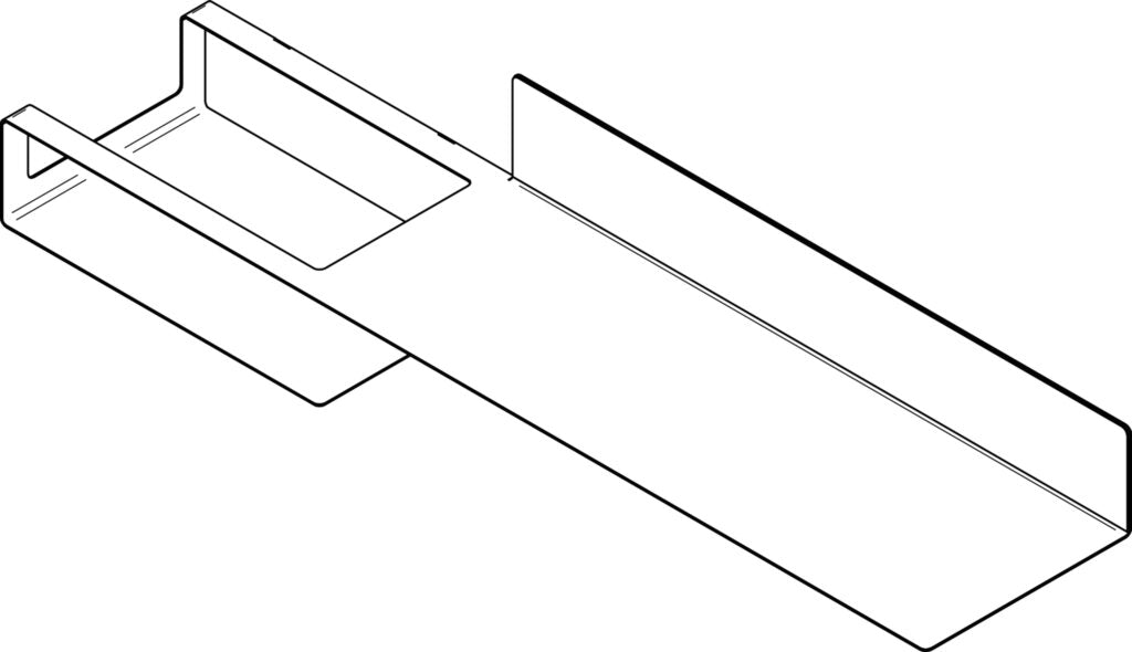 Naber Steps 2 Wandregal Reling, Regalsystem, B 900 mm, 9 kg