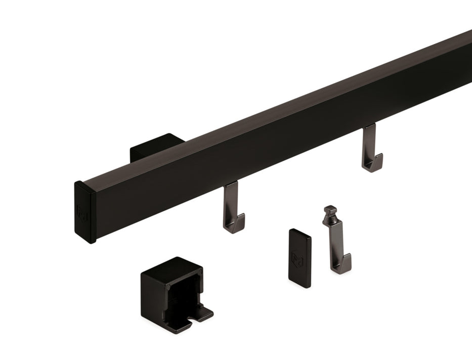 Naber | Alto Set, Relingsystem, schwarz matt, L 900 mm