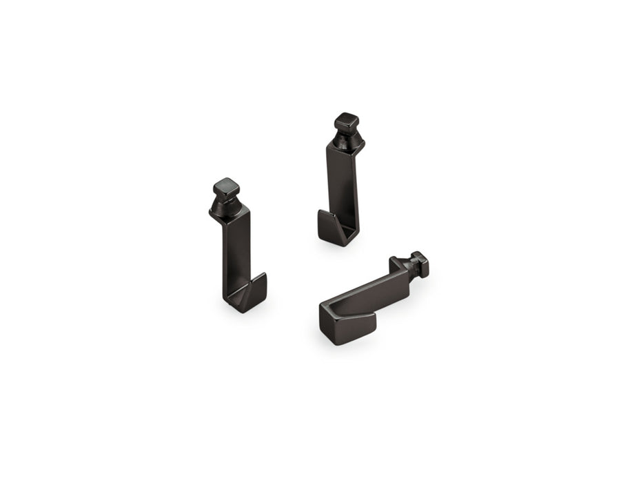 Naber | Alto Haken-Set, Relingsystem, schwarz matt