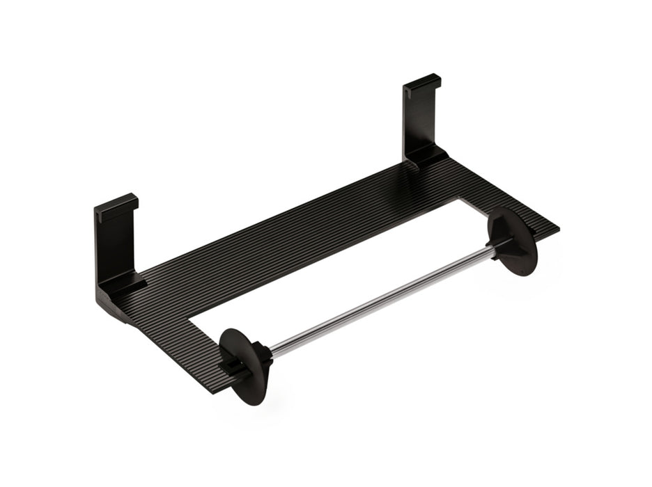 Naber | Alto Papierrollenhalter geschlossen, Relingsystem, schwarz matt