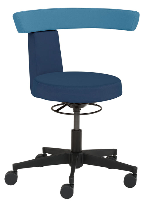 Funktionsdrehhocker 1263 | Gestell Schwarz