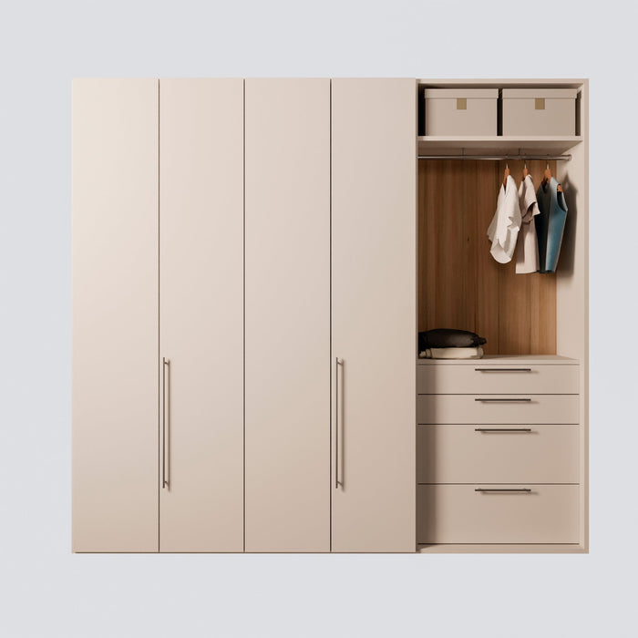 Möbelgriff Orlando, L464mm, 384mm Achsenabstand, Stahl, Nickel satiniert