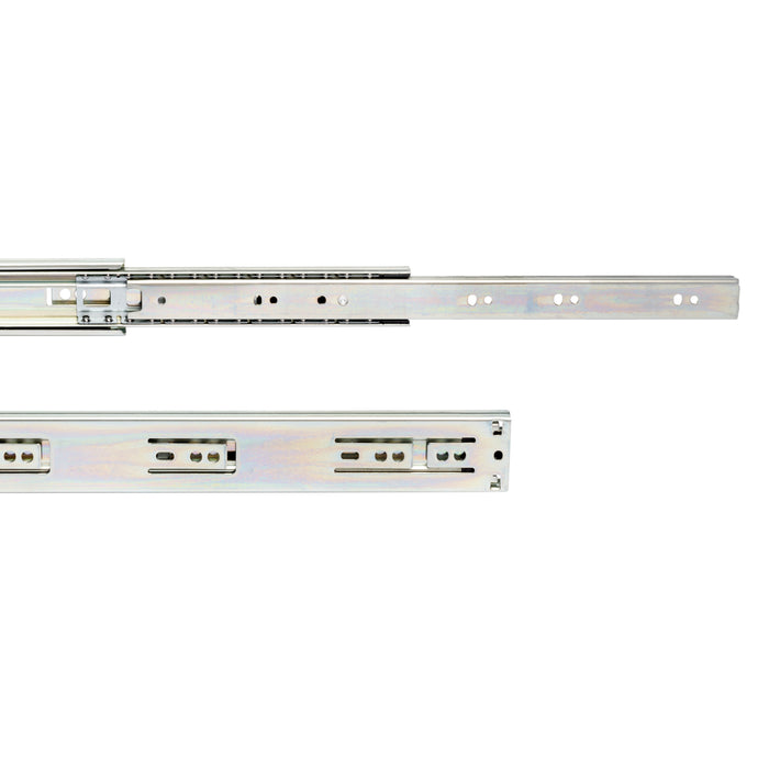 Emuca NEU | Satz kugelgelagerter Korpusschieneen für Schubladen mit Vollauszug, Höhe 45mm, Länge 300mm, Stahl, Verzinkt