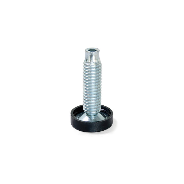 Lot von 20 Nivellierer Möbel, Innenverstellung, M10, Durchmesser 23mm, H 46mm, Stahl Kunststoff