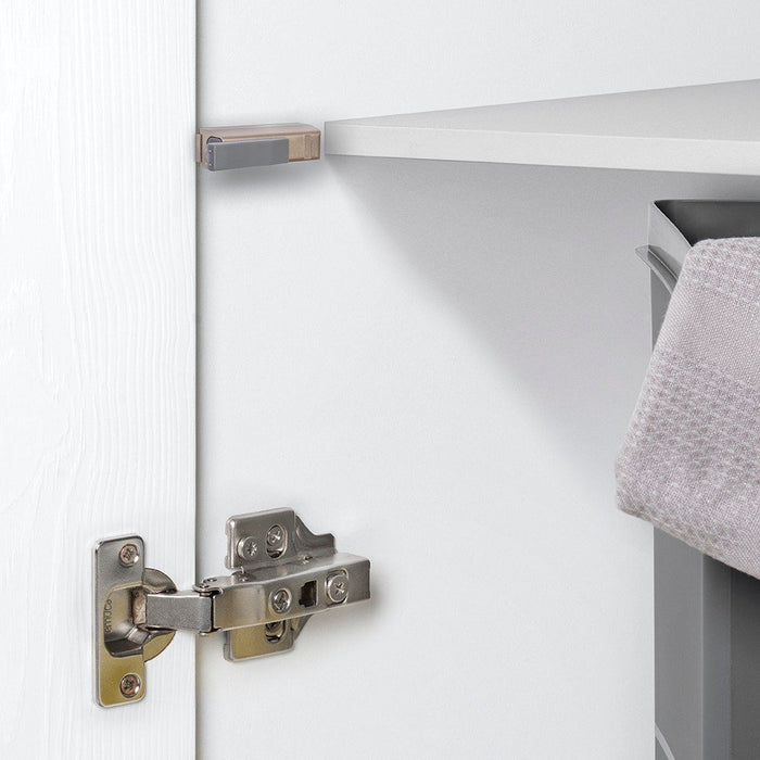 Kit von 10 Dämpfungskolben Mildy Flügeltür, Schließautomatik, Kunststoff, Matt vernickelt