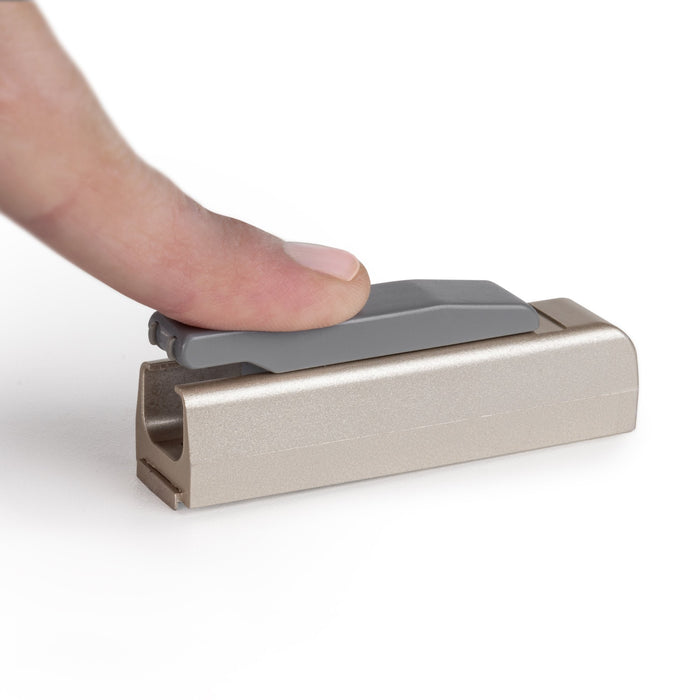 Kit von 10 Dämpfungskolben Mildy Flügeltür, Schließautomatik, Kunststoff, Matt vernickelt