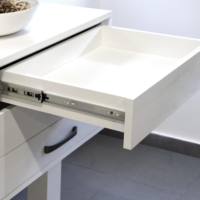 5er Satz Kugelführungen, H 45mm, T 350mm, Vollauszug, Push, Schließautomatik, Verzinkt