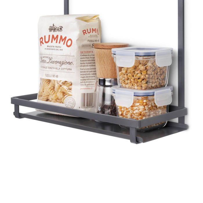 Regal Küchenutensilien Titane, Stahl, Anthrazitgrau