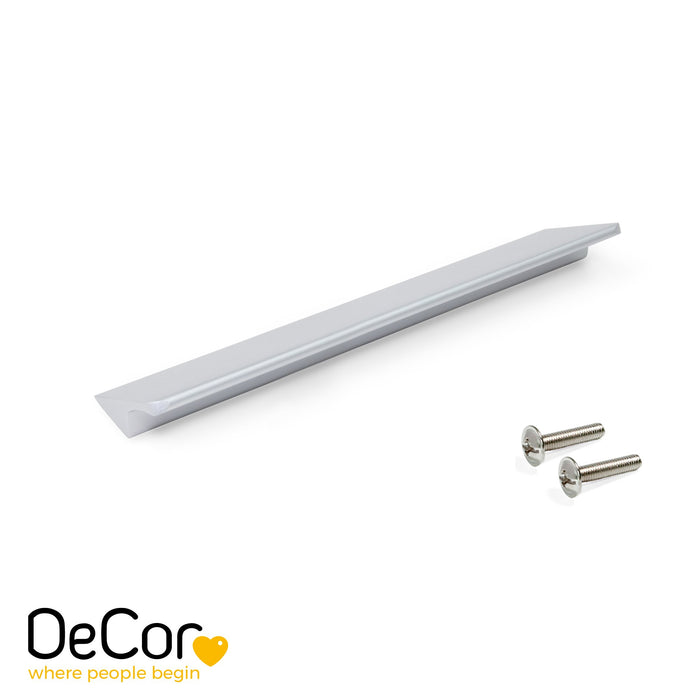 Lot von 10 Möbelgriffe Palermo, L120mm, 96mm Achsenabstand, Aluminium, matt eloxiert