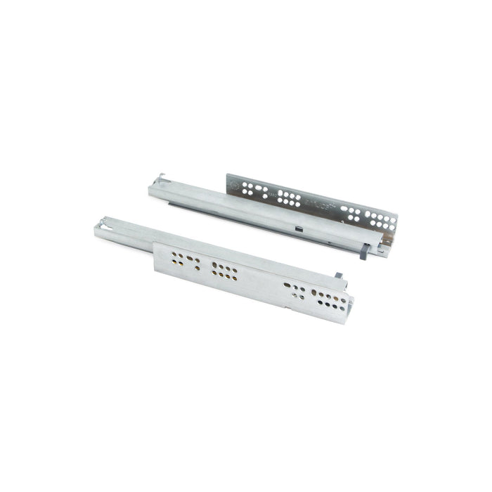 Satz Unterflurführungen Silver, Vollauszug, Schließautomatik, T 300mm, Stahl, Verzinkt