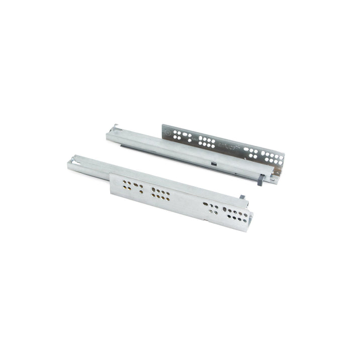 Satz Unterflurführungen Silver, Vollauszug, Schließautomatik, T 350mm, Stahl, Verzinkt