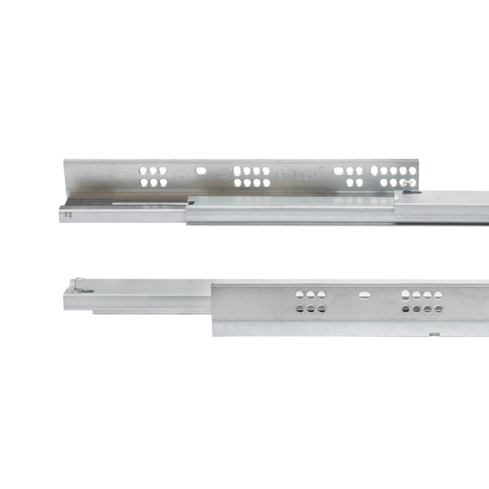 Satz Unterflurführungen Silver, Vollauszug, Schließautomatik, T 400mm, Stahl, Verzinkt