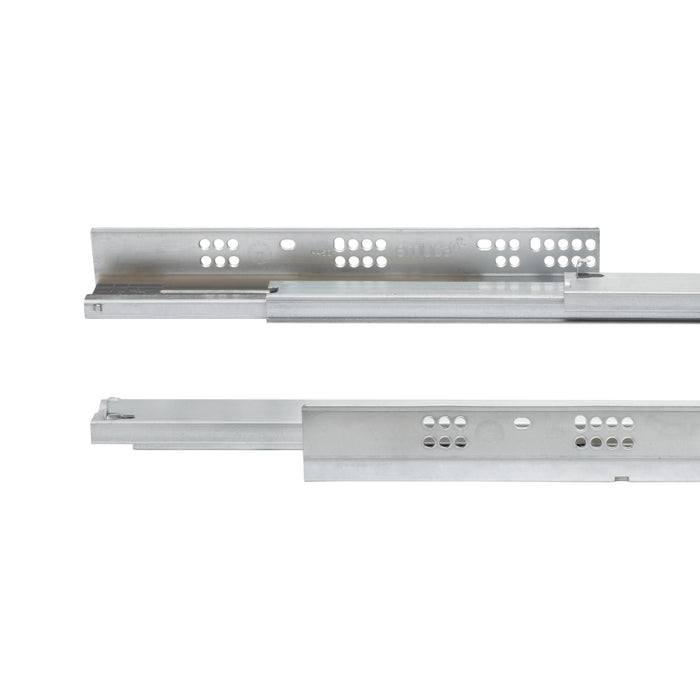 Satz Unterflurführungen Silver, Vollauszug, sanftem Schliessen, T 500mm, Stahl, Verzinkt