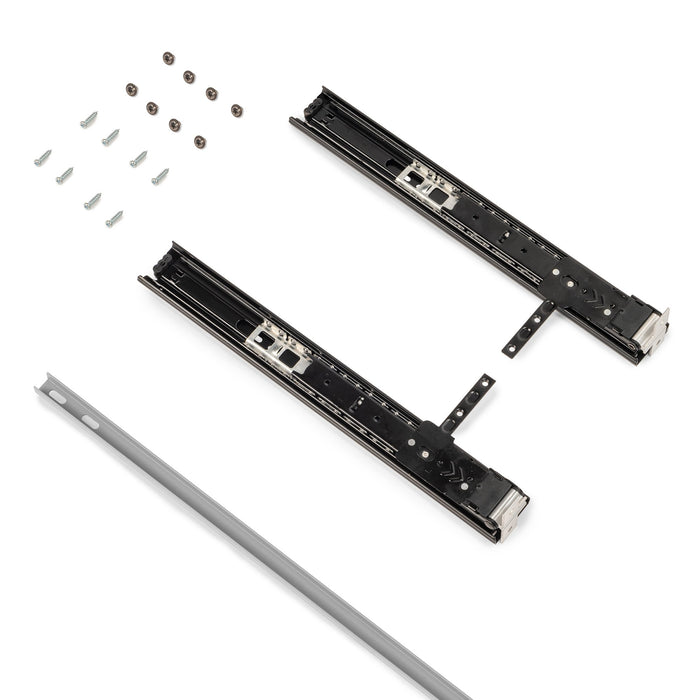 Ausziehbarer Innenspiegel Schränke, Grau metallic, Stahl Kunststoff Glas