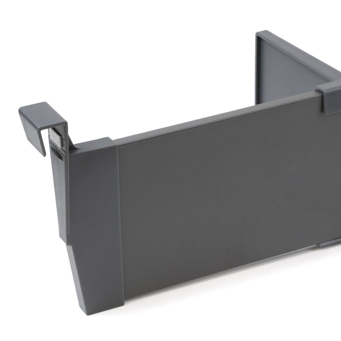 Trennwandset die Innenausstattung der Schubladen Vertex-Concept, Breite 600mm, Aluminium Kunststoff, Anthrazitgrau