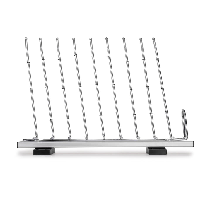 Self Hosenbügel seitlicher Montage Garderoben, Rechts, Verchromt, Stahl Kunststoff Aluminium