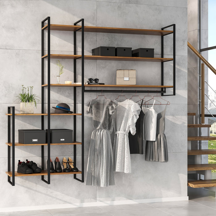Satz Lader Regalrahmen Set, H 1790mm, Stahl, Schwarz lackiert