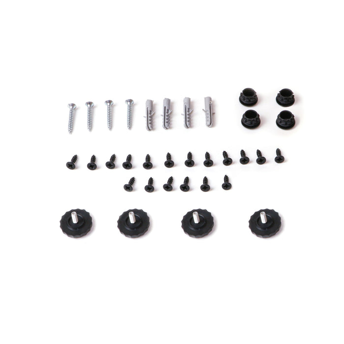 Satz Lader Regalrahmen-Set, H 1150mm, Stahl, Schwarz lackiert