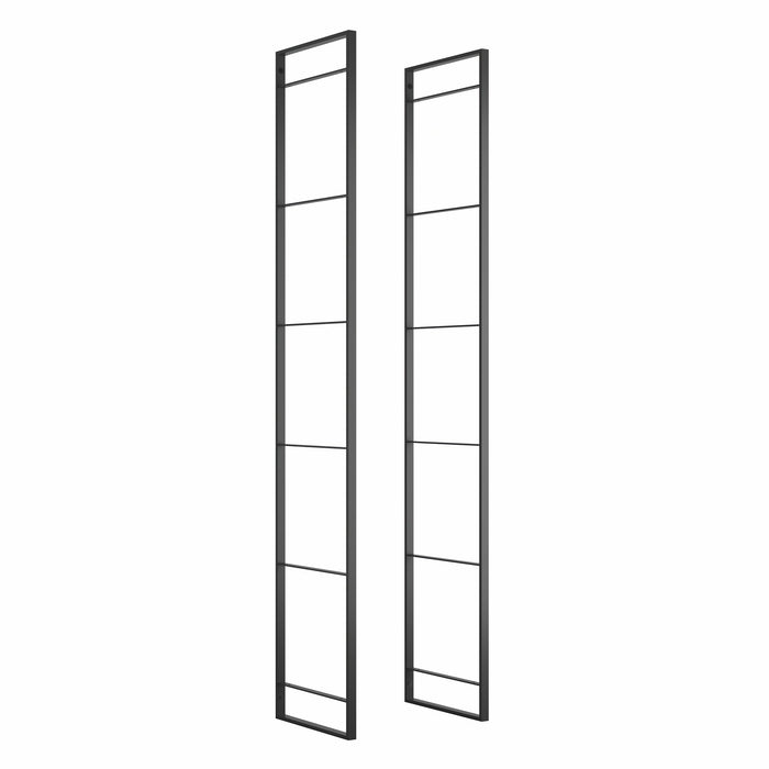 Satz Lader Regalrahmen Set, H 1790mm, Stahl, Schwarz lackiert