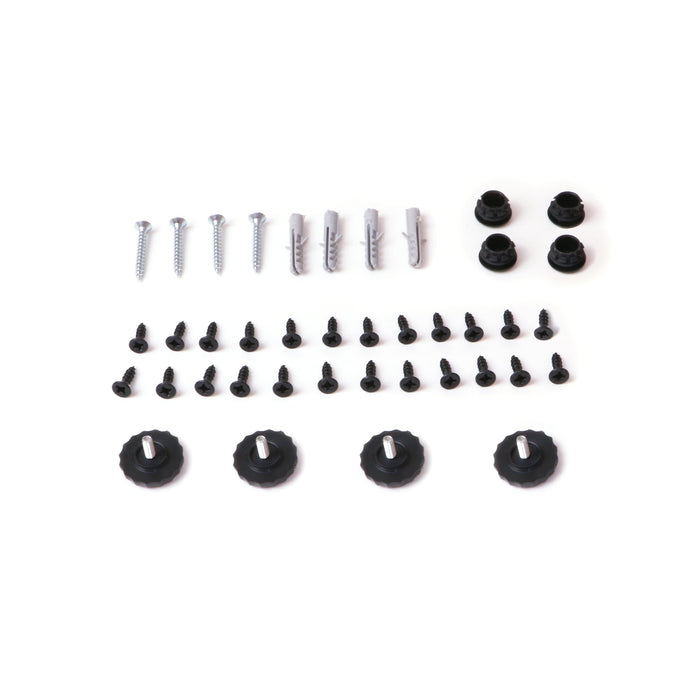 Satz Lader Regalrahmen Set, H 1790mm, Stahl, Schwarz lackiert