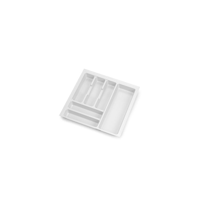 Besteckeinsatz Optima Vertex/Concept, T 500mm, 16mm Stärke, Modul 500mm, Kunststoff, weiss