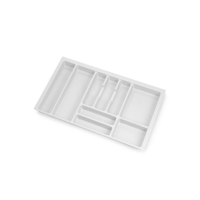 Besteckeinsatz Optima Vertex/Concept, T 500mm, Stärke 16mm, Modul 800mm, Kunststoff, weiss
