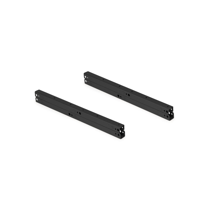 Satz Couchtisch Hebemechanismus-Set, ermöglicht das Anheben des Tisches um 135 mm, Stahl, Schwarz lackiert