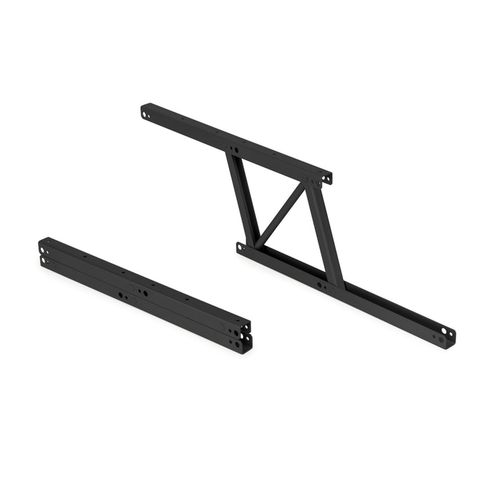 Satz Couchtisch Hebemechanismus-Set, ermöglicht das Anheben des Tisches um 135 mm, Stahl, Schwarz lackiert
