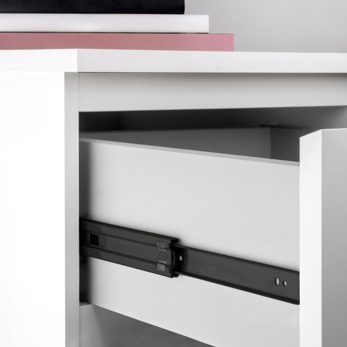 5er Satz Kugelführungen, H 45mm, T 500mm, Vollauszug, Schwarz